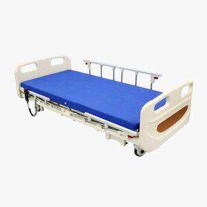 ELECTRIC BED 4 FUNCTION ULTRA LOW  WITH MATTRESS & FOOD TABLE & I.V STAND 