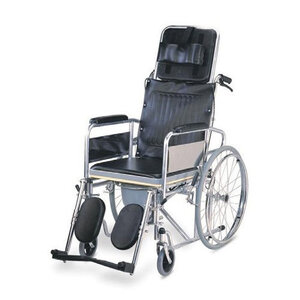 WHEELCHAIR RECLINING WITH COMMODE CODE ( 609 - GC )
